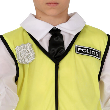 Costume de police enfant 3 pièces