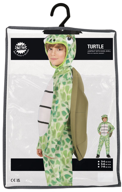 Costume de tortue Ninja vert enfant