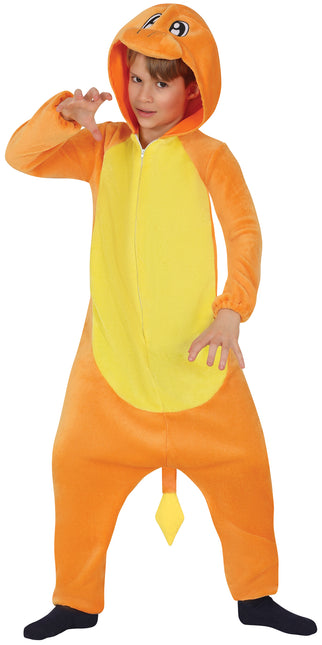 Costume de dragon orange enfant