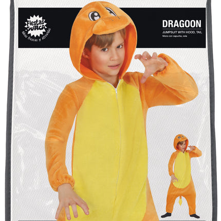 Costume de dragon orange enfant