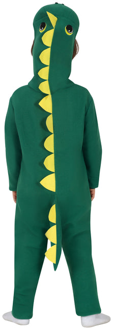 Costume de dinosaure vert enfant