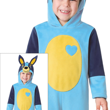Bluey Onesie Bleu Enfant