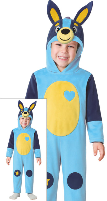 Bluey Onesie Bleu Enfant