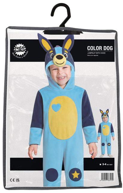 Bluey Onesie Bleu Enfant