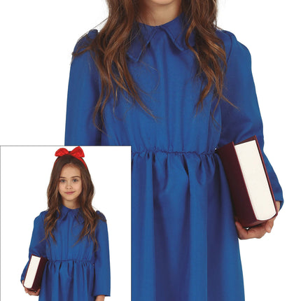 Costume d'écolière Enfant rat de bibliothèque