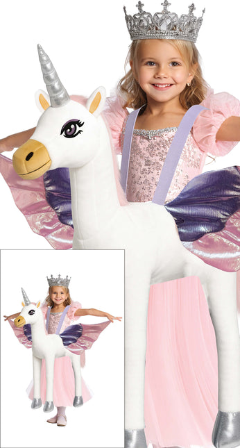 Fille au costume de licorne