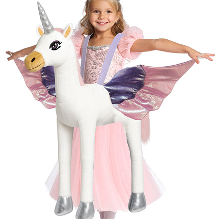 Fille au costume de licorne