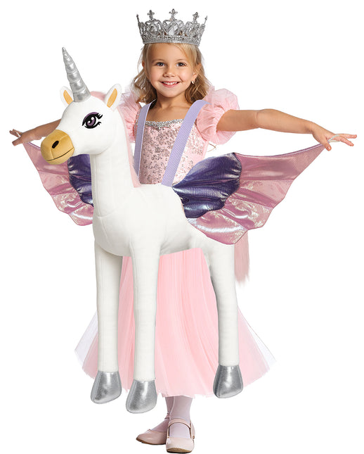 Fille au costume de licorne