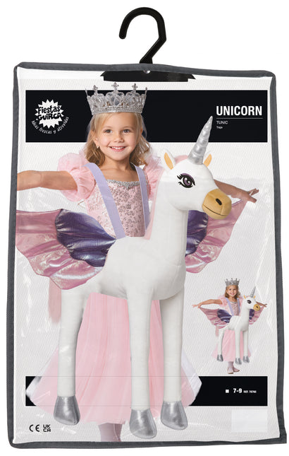 Fille au costume de licorne
