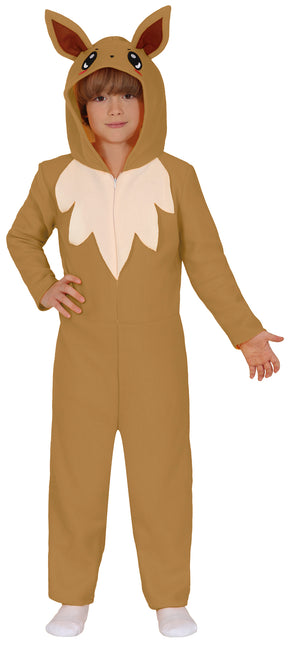 Fox Onesie Marron Beige Enfant