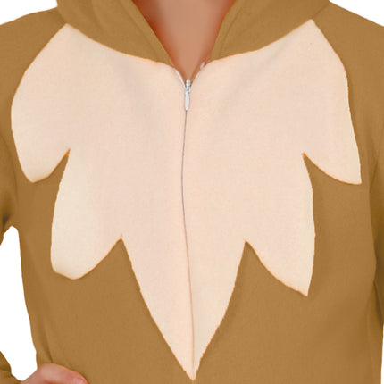 Fox Onesie Marron Beige Enfant