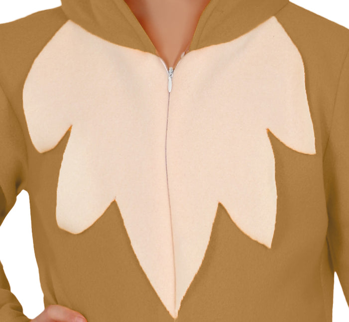 Fox Onesie Marron Beige Enfant