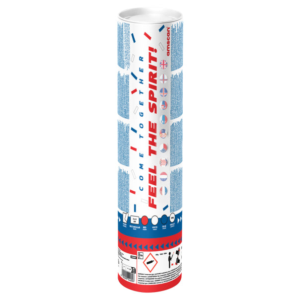 Confetti rouge blanc bleu
