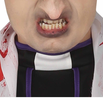 Costume d'Halloween Zombie Priest Homme L