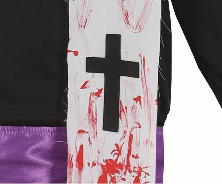 Costume d'Halloween Zombie Priest Homme L