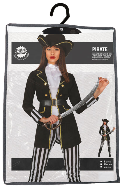 Costume de Pirate Dames Noir