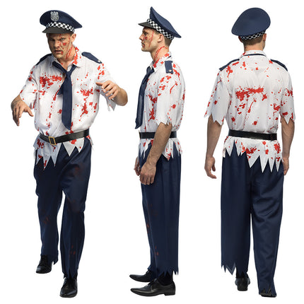 Costume d'Halloween Homme policier