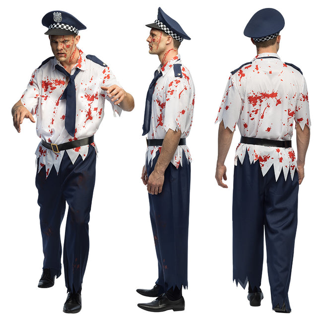 Costume d'Halloween Homme policier