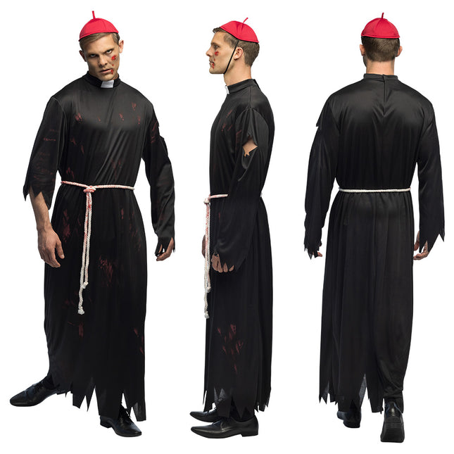 Costume d'Halloween Prêtre pour homme