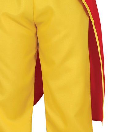 Costume de clown Rouge Bleu Jaune