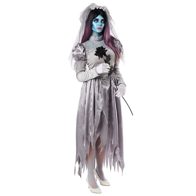 Robe d'Halloween Femme mariée sorcière