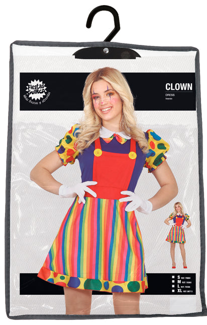 Robe de costume de clown pour dames