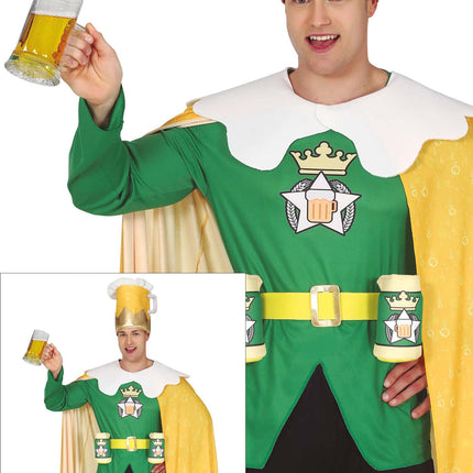 Costume de roi de la bière pour homme