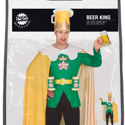 Costume de roi de la bière pour homme
