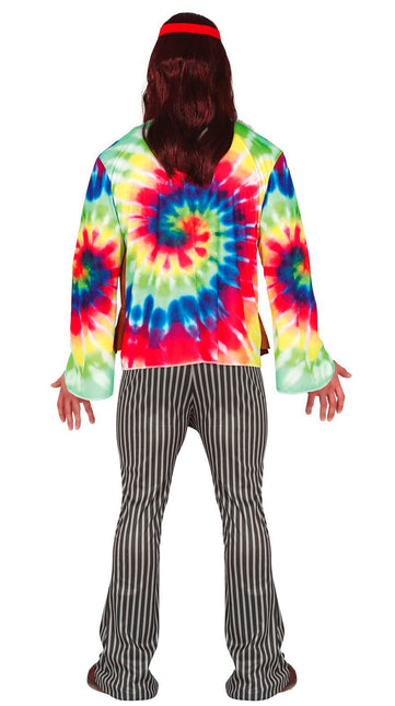 Costume de hippie pour homme coloré