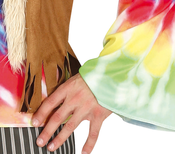 Costume de hippie pour homme coloré
