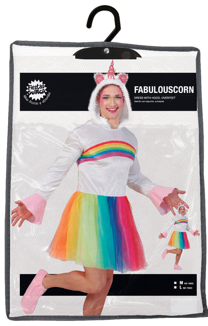 Costume de licorne arc-en-ciel
