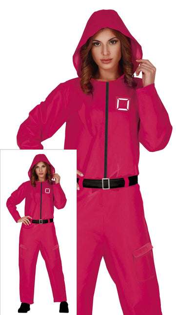 Costume carré Dames Rose