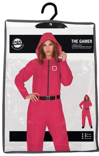Costume carré Dames Rose
