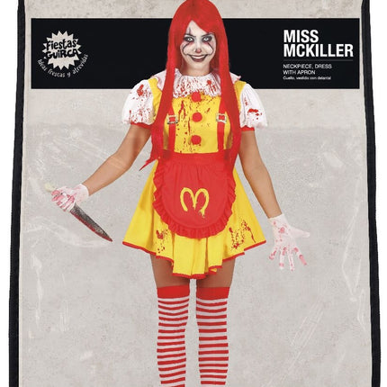 Costume d'Halloween Mc Killer Dames