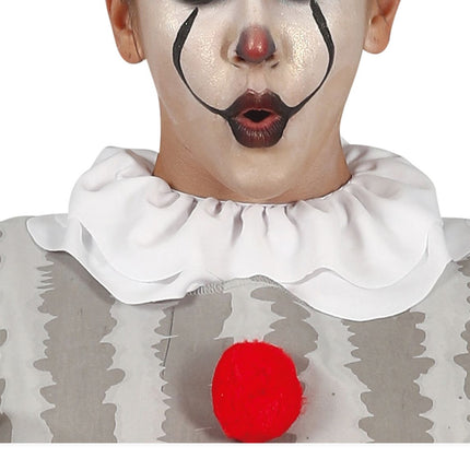 Horror Clown Halloween Costume Ladies Grey