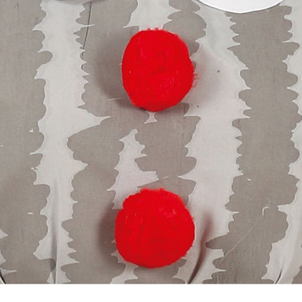 Horror Clown Halloween Costume Ladies Grey