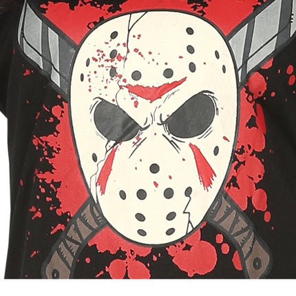 Costume d'Halloween de hockey sur glace Dames Rouge Noir