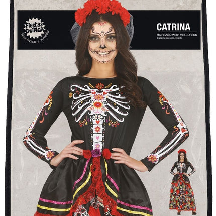 Robe Dia De Los Muertos Dames
