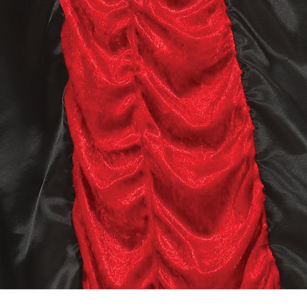 Costume d'Halloween Vampire Dames Rouge Noir