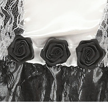 Costume d'Halloween de la mariée fantôme Dames Noir
