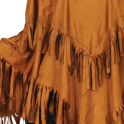 Poncho Ladies Brown M
