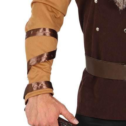 Costume de Viking Homme Marron