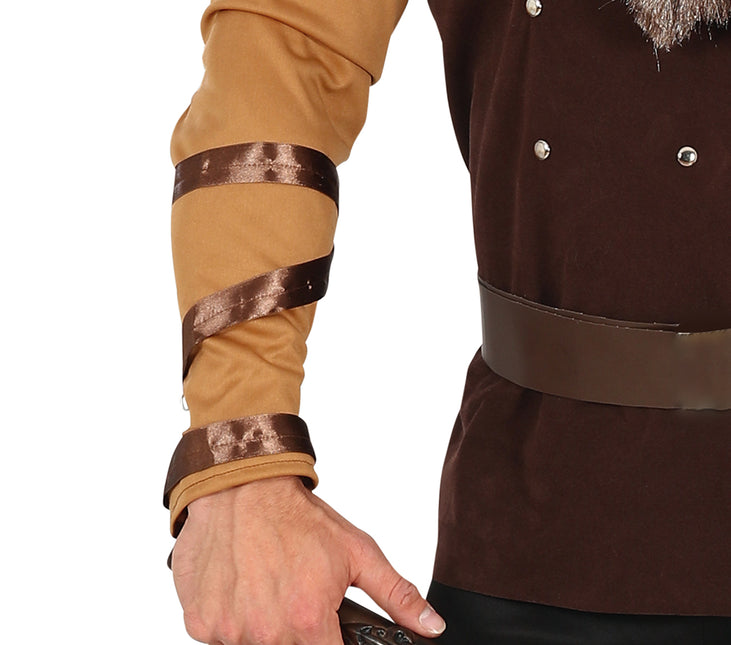 Costume de Viking Homme Marron