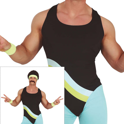 Costume d'athlète Hommes Bleu