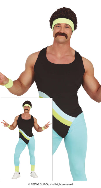 Costume d'athlète Hommes Bleu