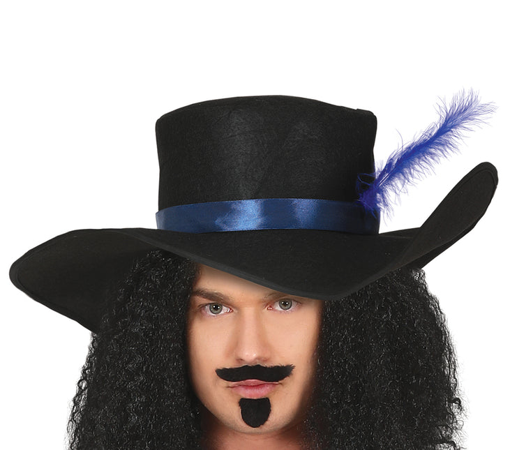 Costume de mousquetaire homme bleu