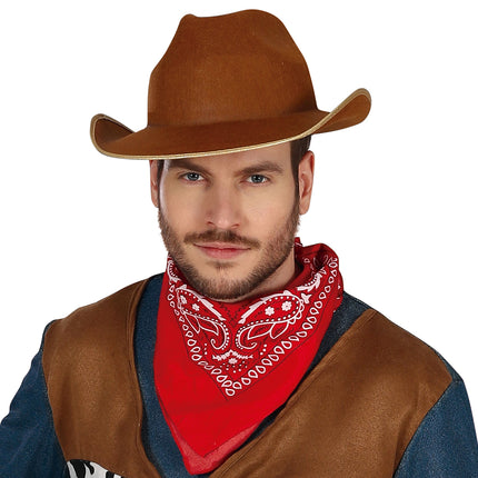 Costume de cow-boy homme marron