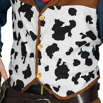 Costume de cow-boy homme marron