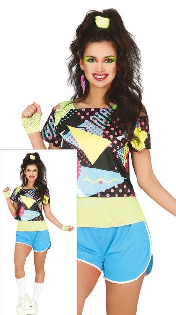 Costume d'athlète coloré pour dames