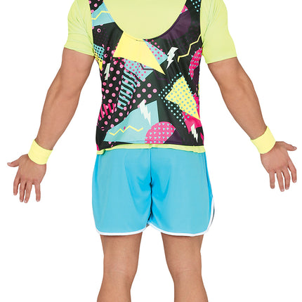 Costume d'athlète homme coloré